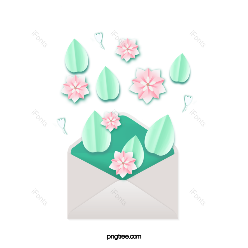 插画图片,剪纸元素,绿叶PNG,动画片免抠素材